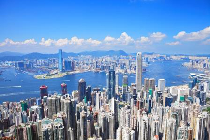 Residential areas in Hong Kong