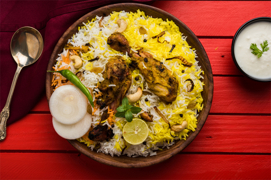 Plate Of Biryani 