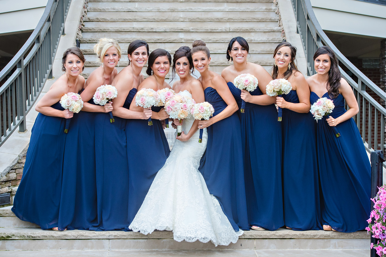 Traditional bridal party image
