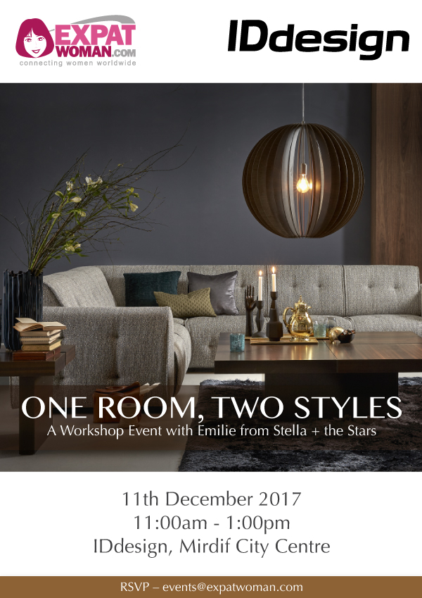 One Room, Two Styles: A Free Interiors Workshop Event with IDdesign