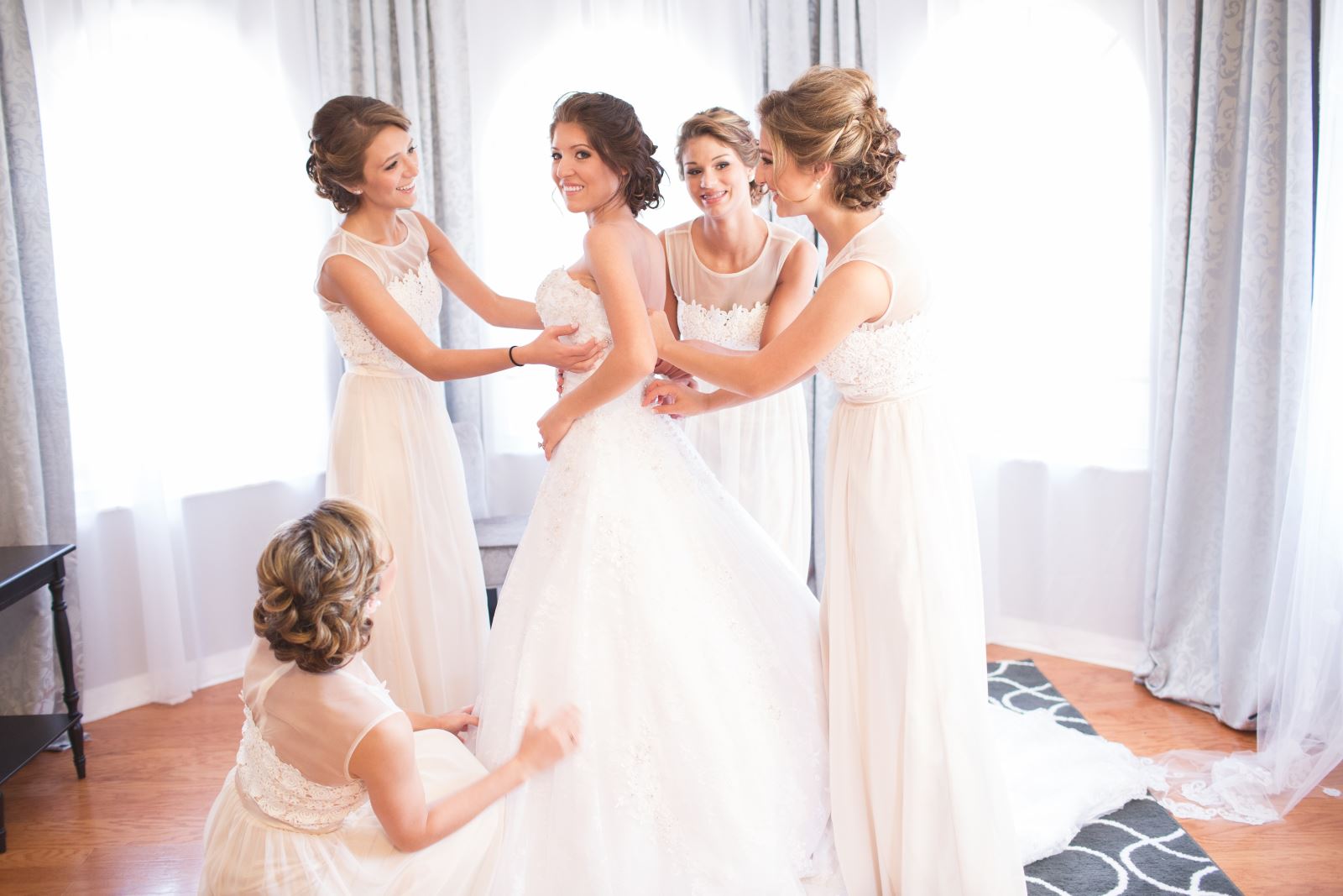 Ready to walk wedding photo