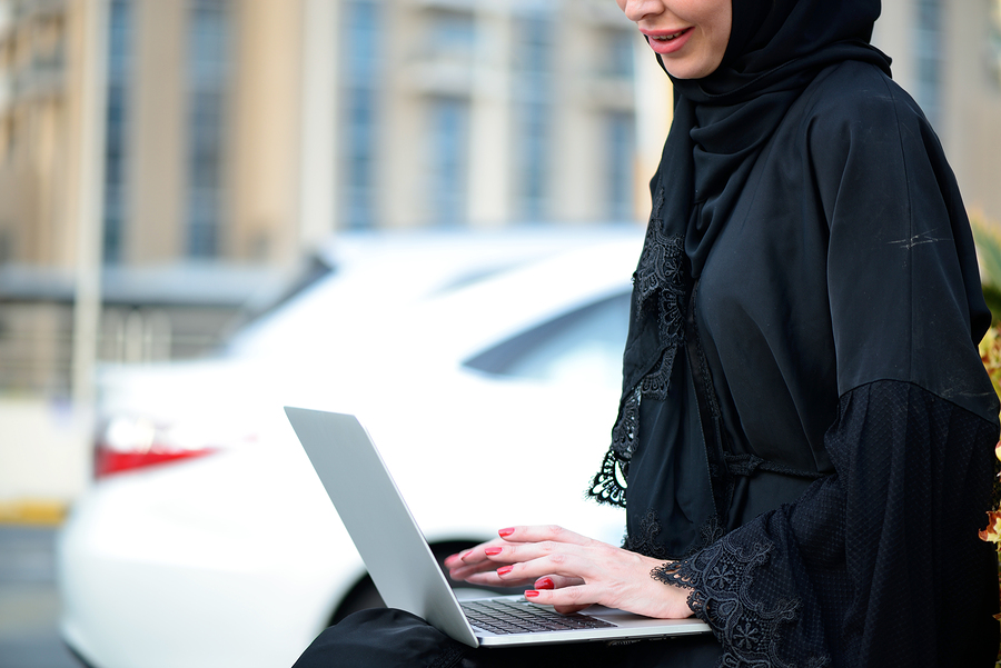 Woman on laptop