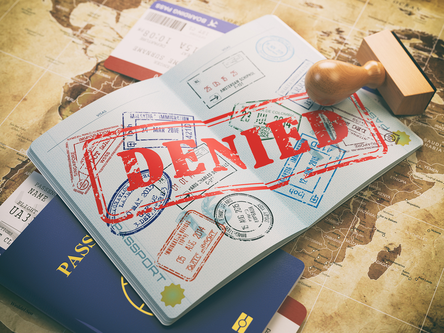 Denied visa