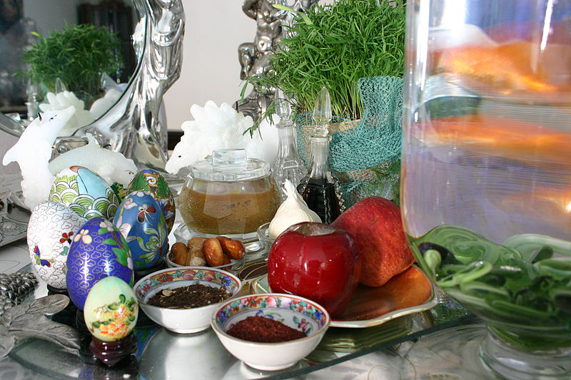 haft sin table norooz iran