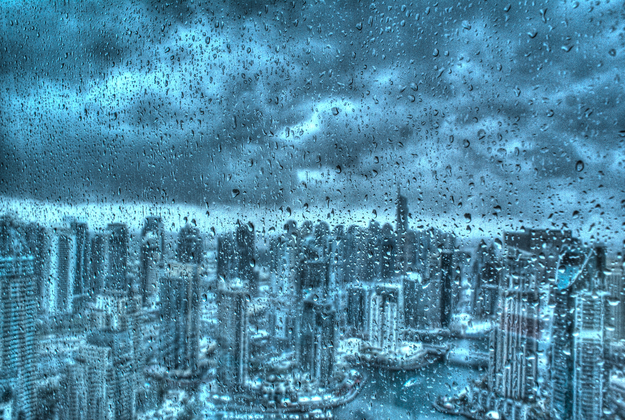 Rain in Dubai 