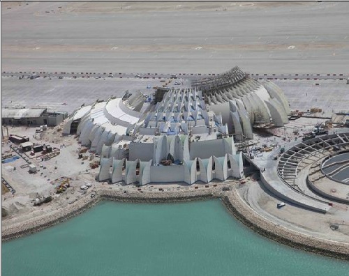 new doha airport construction