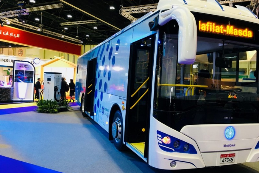 Electrics bus now operating in Abu Dhabi