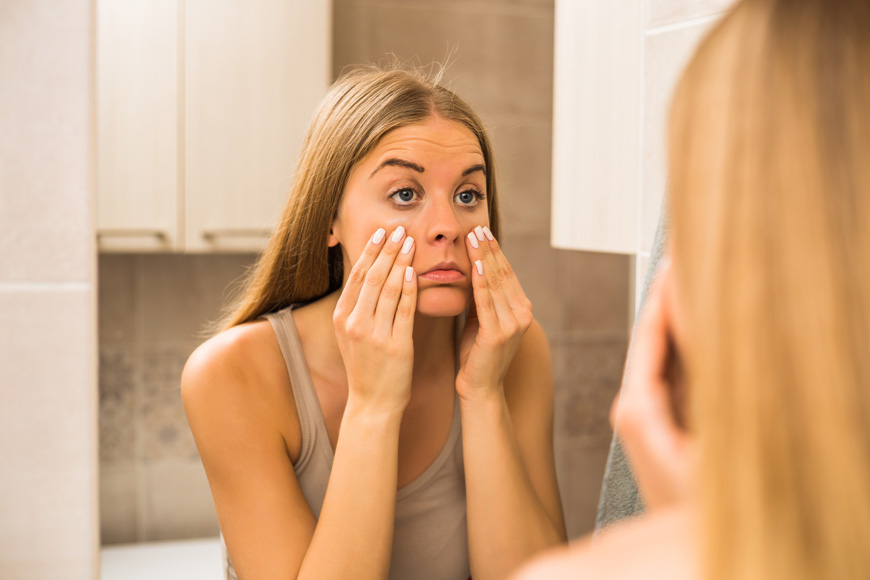 Remove dark circles and eye bags