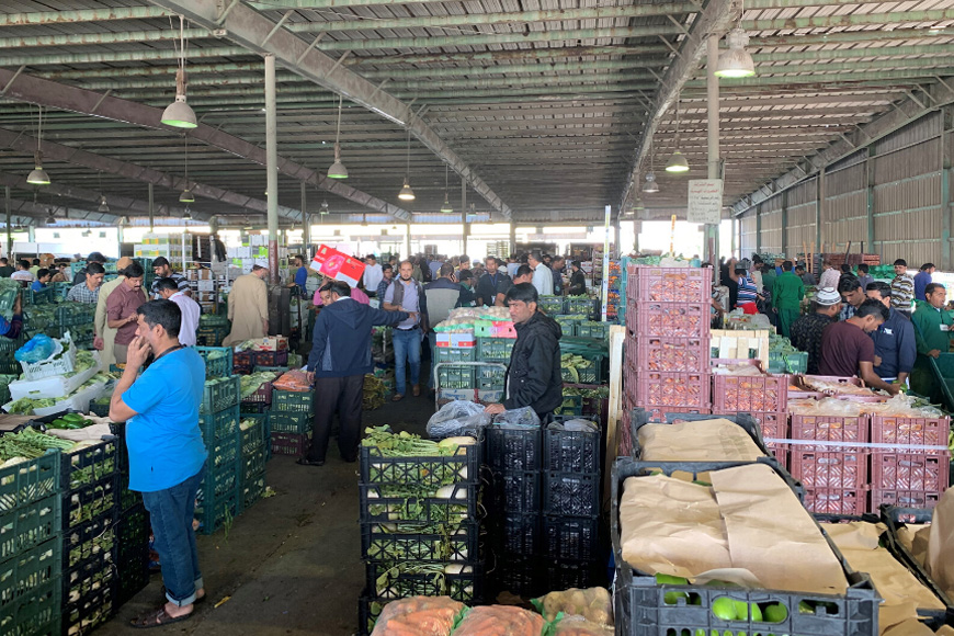 Fresh fruit and vegetables in Doha, Qatar