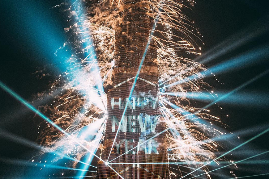 New Year's Eve Fireworks in UAE 2018/2019