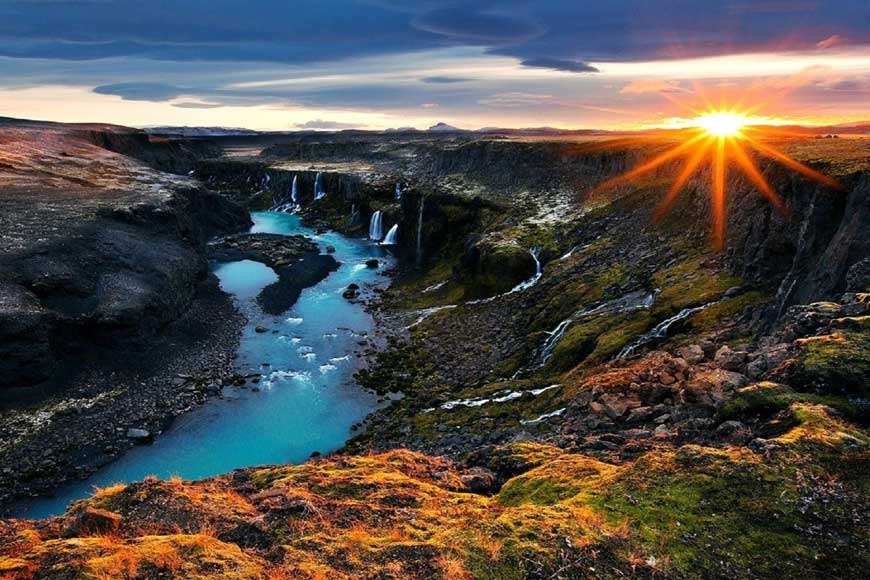Fjadrargljufar Canyon Fjadrargljufar Canyon
