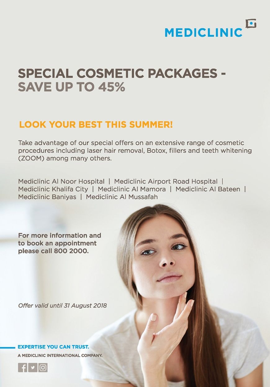Cosmetic Offers in Abu Dhabi | Mediclinic Abu Dhabi Cosmetic Offers in Abu Dhabi | Mediclinic Abu Dhabi