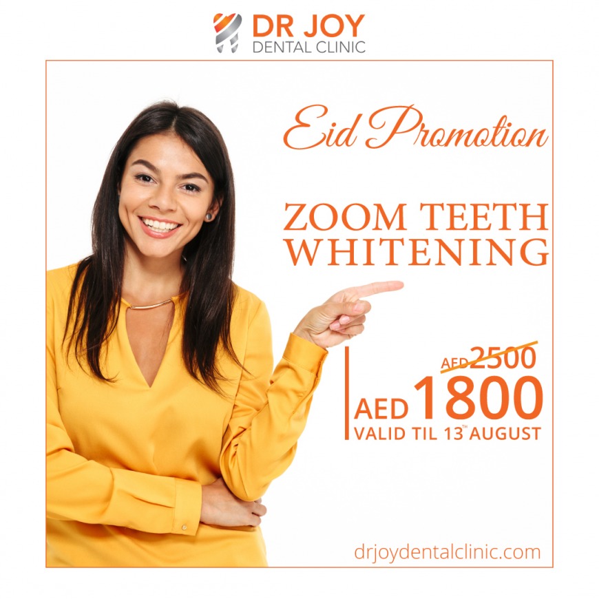 Zoom Teeth Whitening for AED1800 Zoom Teeth Whitening for AED1800