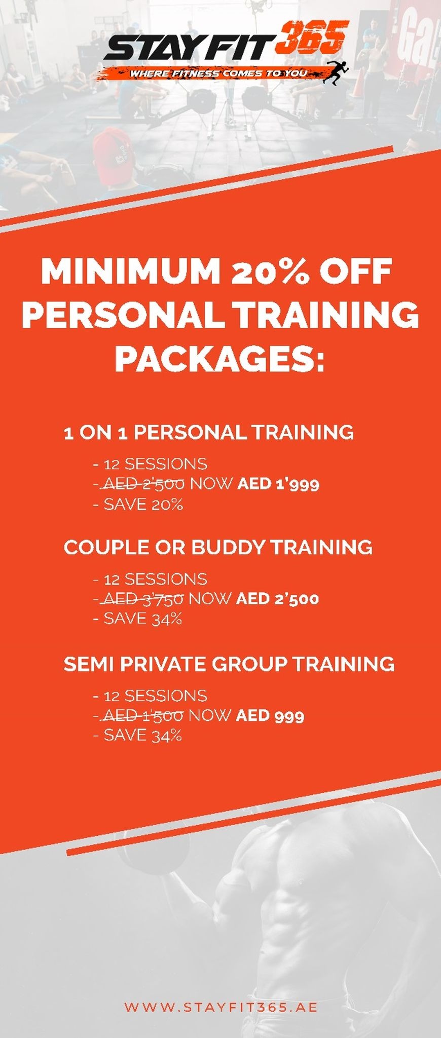 Personal Training Offers in Dubai | StayFit365 Personal Training Offers in Dubai | StayFit365