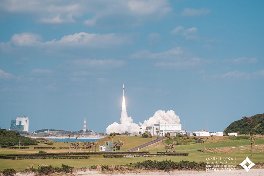 KhalifaSat launches into space KhalifaSat launches into space