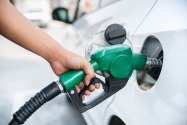 Filling own petrol tank in Abu Dhabi