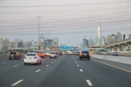 New Salik Gate in Dubai on SZR