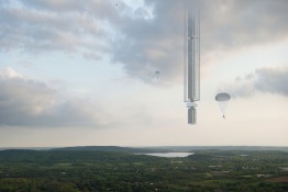 Proposed Tower to HANG in the Air from an ASTEROID Proposed Tower to HANG in the Air from an ASTEROID
