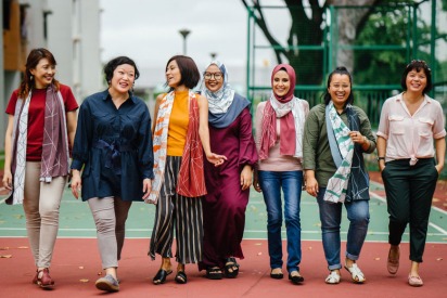 dress code in singapore for ladies Dusty Lilac