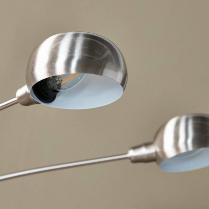 Tri Beacon Metal Arc Floor Lamp
