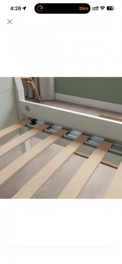 IKEA Single Bed with Slatted Base without Mattress