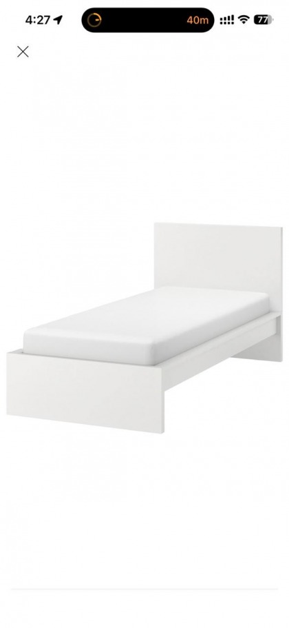 IKEA Single Bed with Slatted Base without Mattress